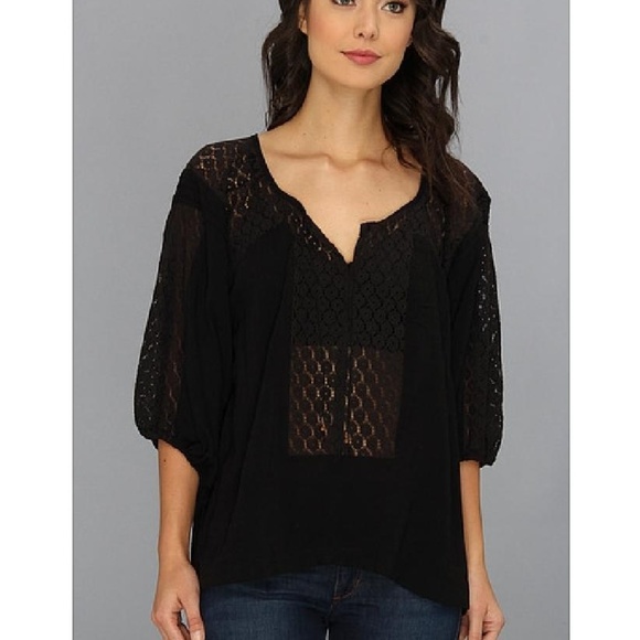 Free People Tops - Free People Moon River Peasant Blouse